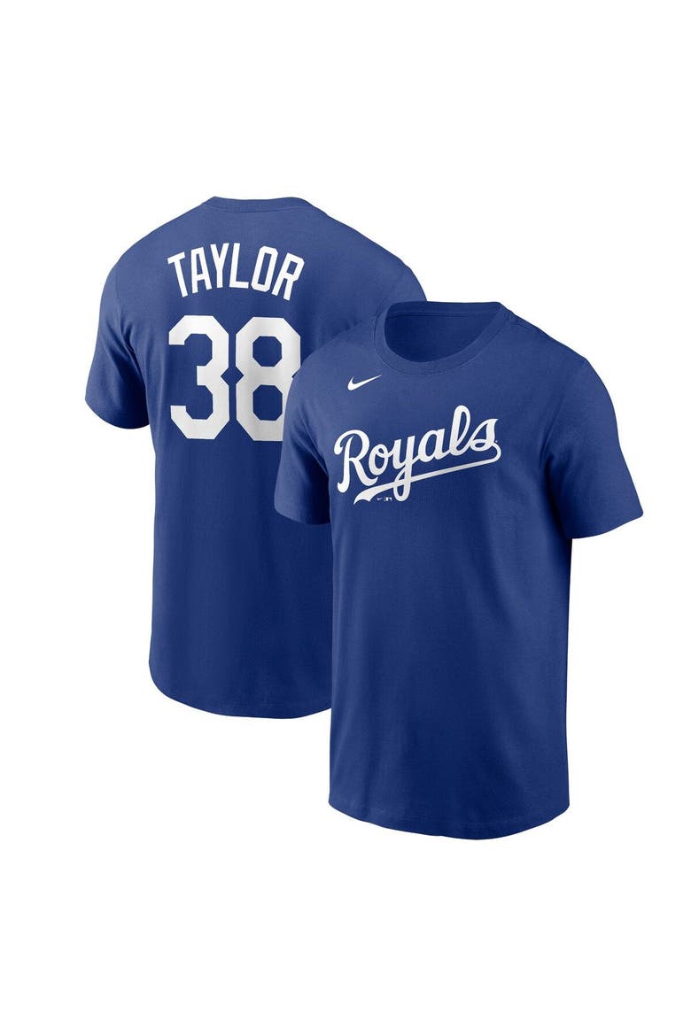Men's Nike Josh Taylor Royal Kansas City Royals Name & Number T-Shirt, Main, color, Royal