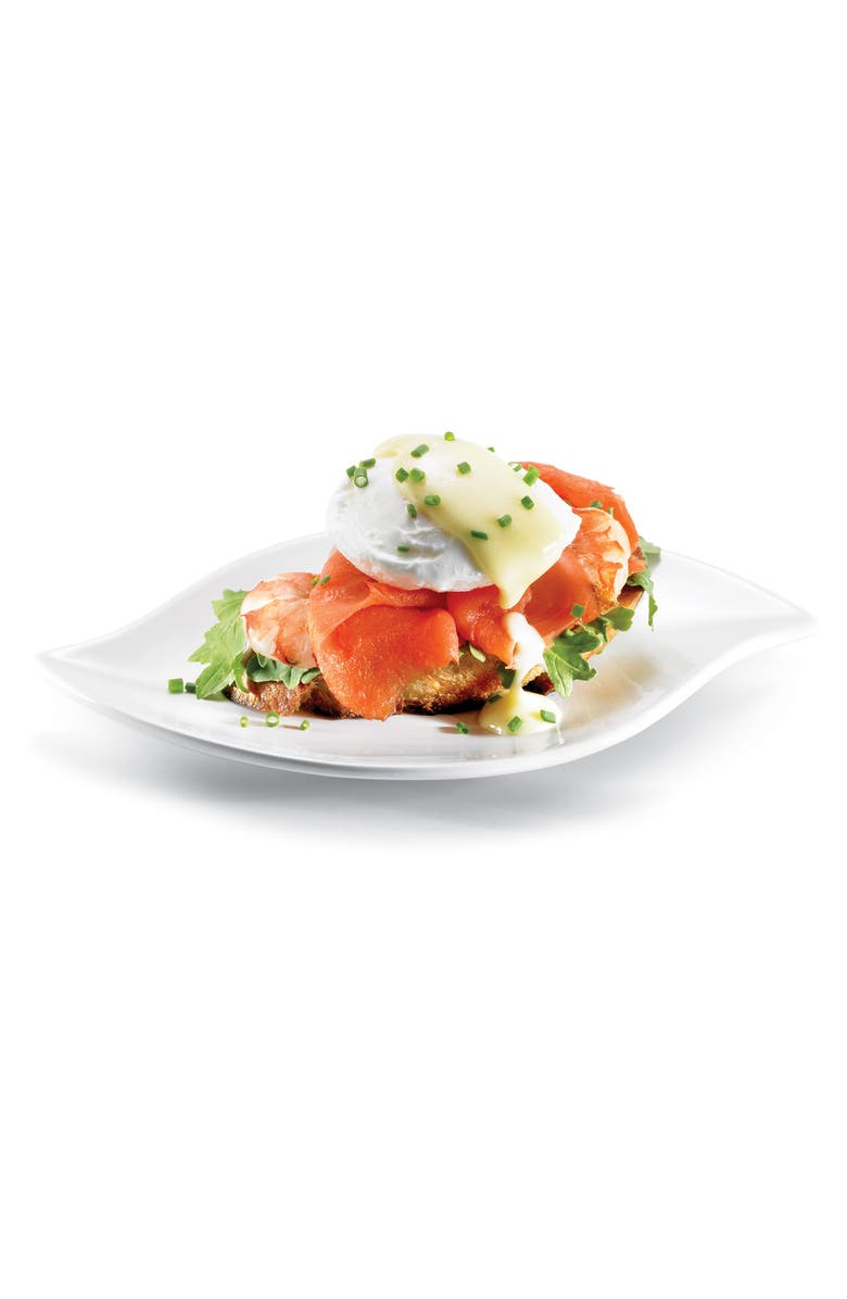CUISIPRO Silicone Egg Poacher Set of 2 With Pan Clips, Alternate, color, Red