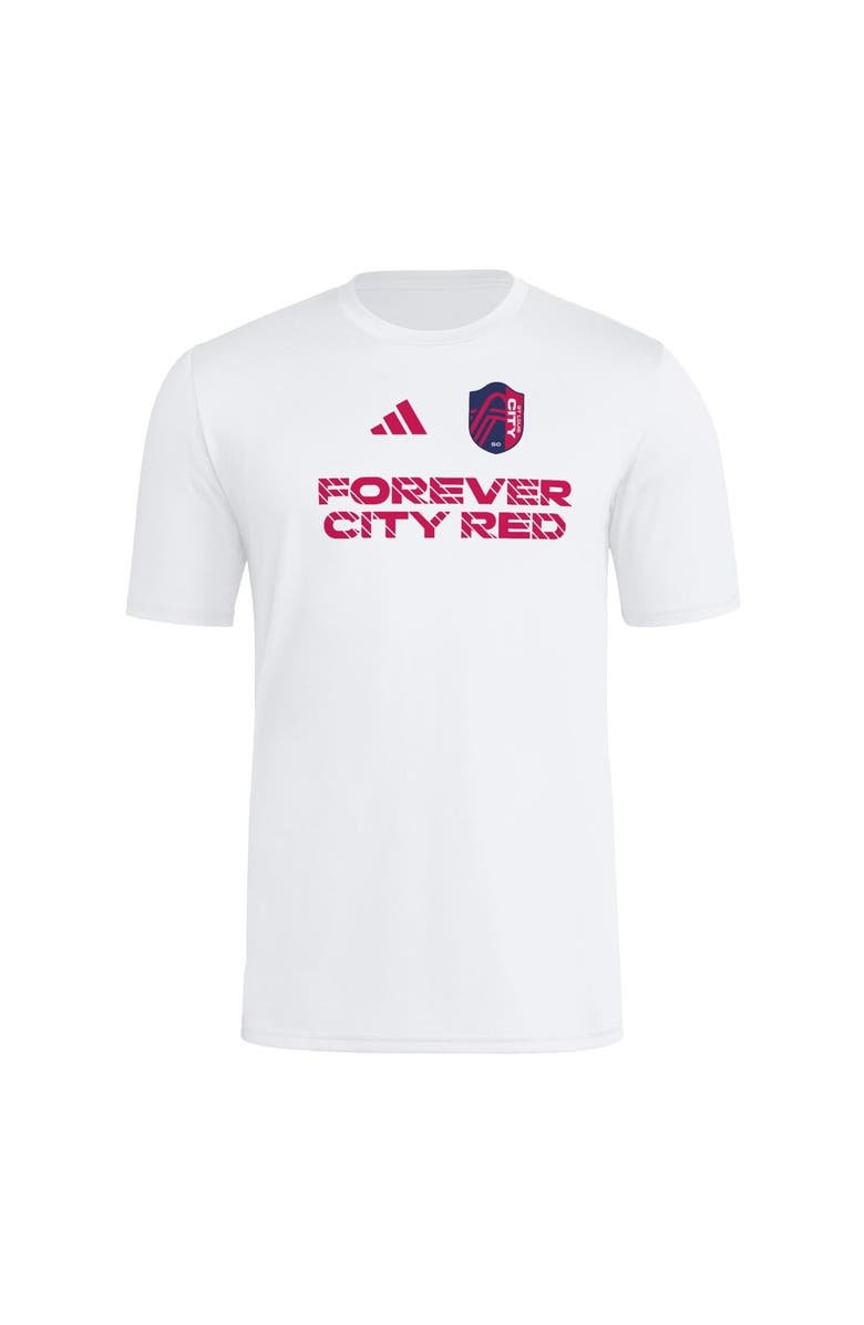 adidas Men's adidas  White St. Louis City SC 2025 Jersey Hook AEROREADY T-Shirt, Alternate, color, White
