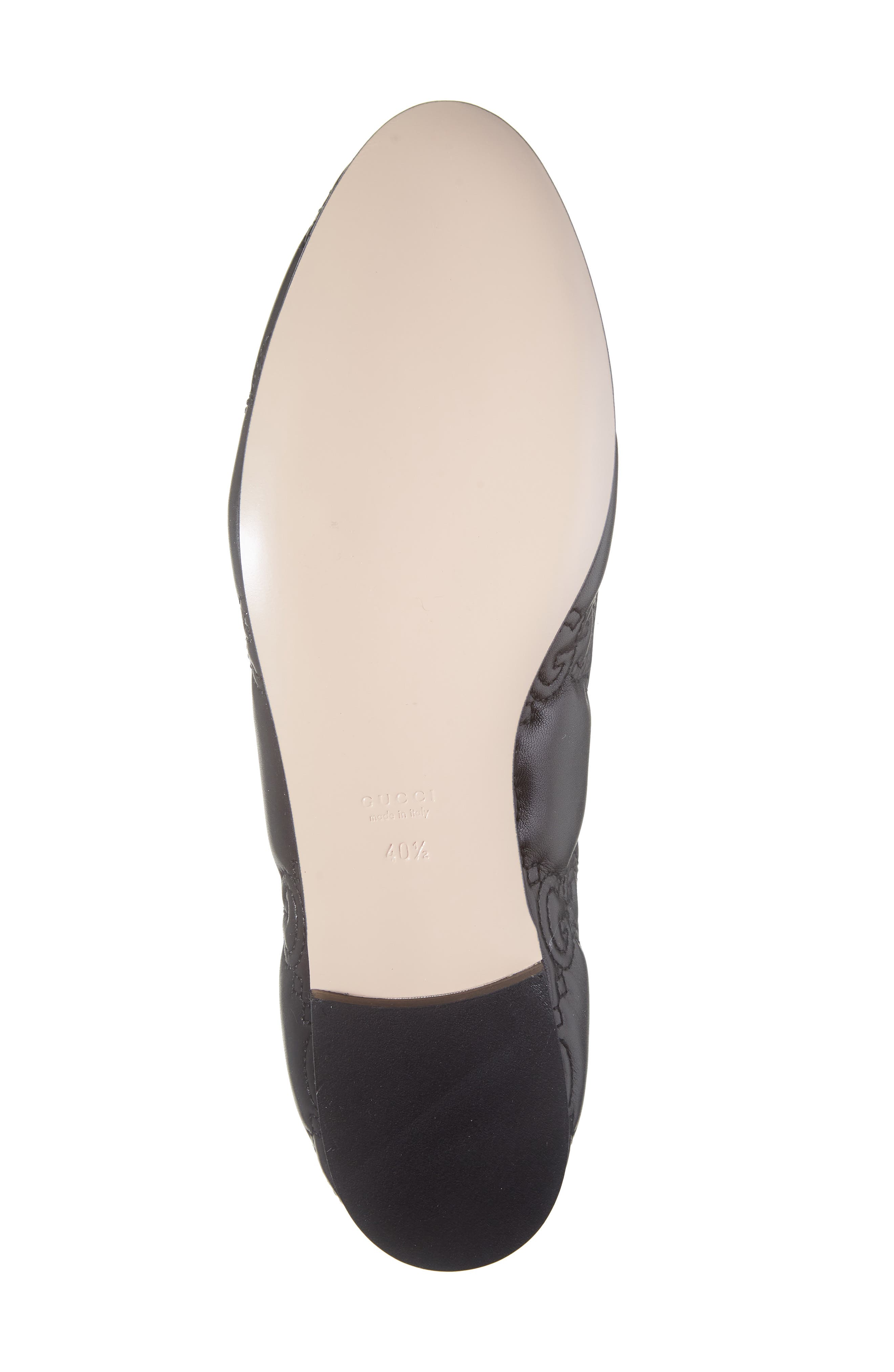 Gucci Monogram Quilted Ballet Flat, Alternate, color, 