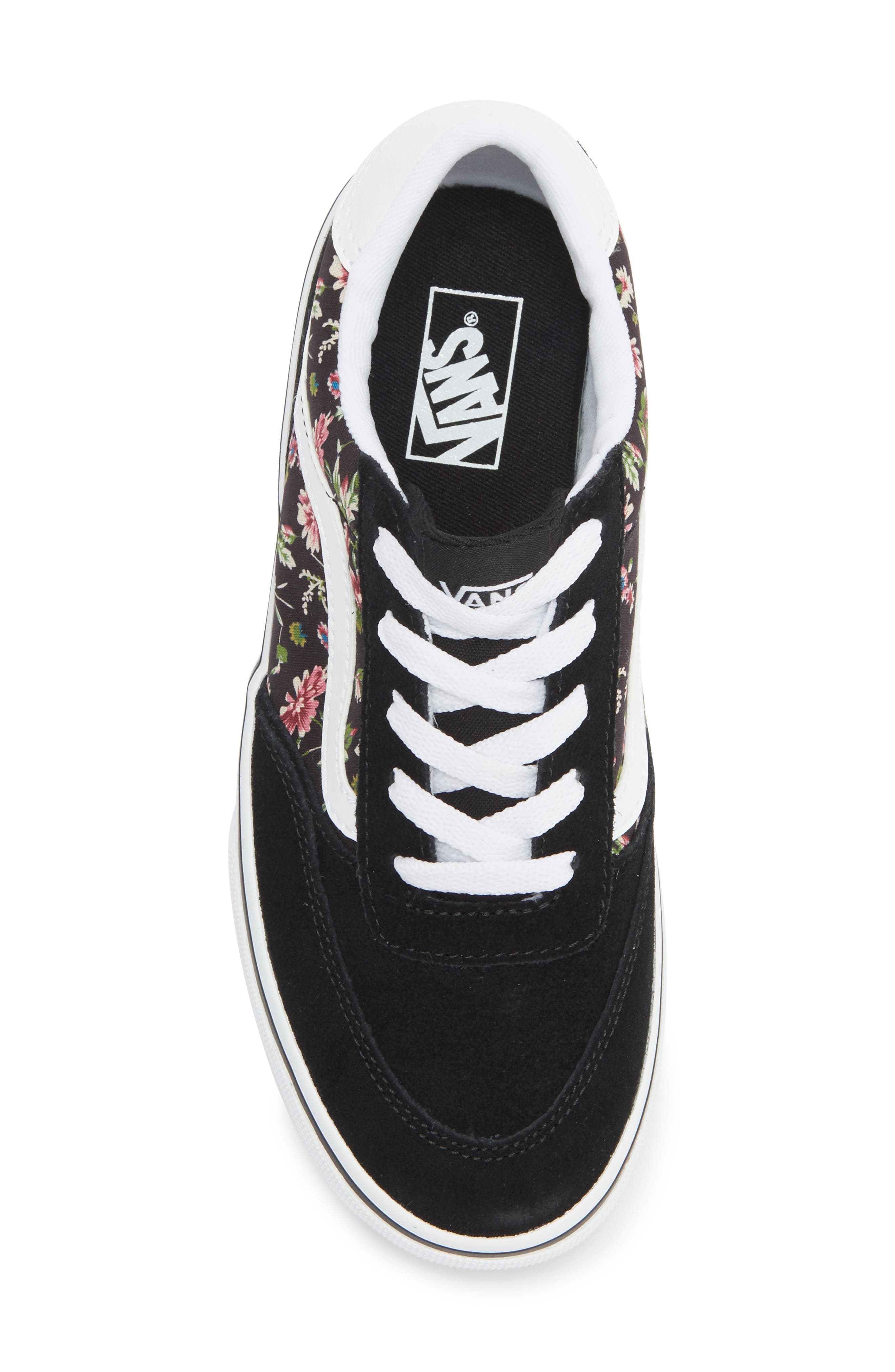 Vans Kids' Brooklyn Low Top Sneaker, Alternate, color, Black