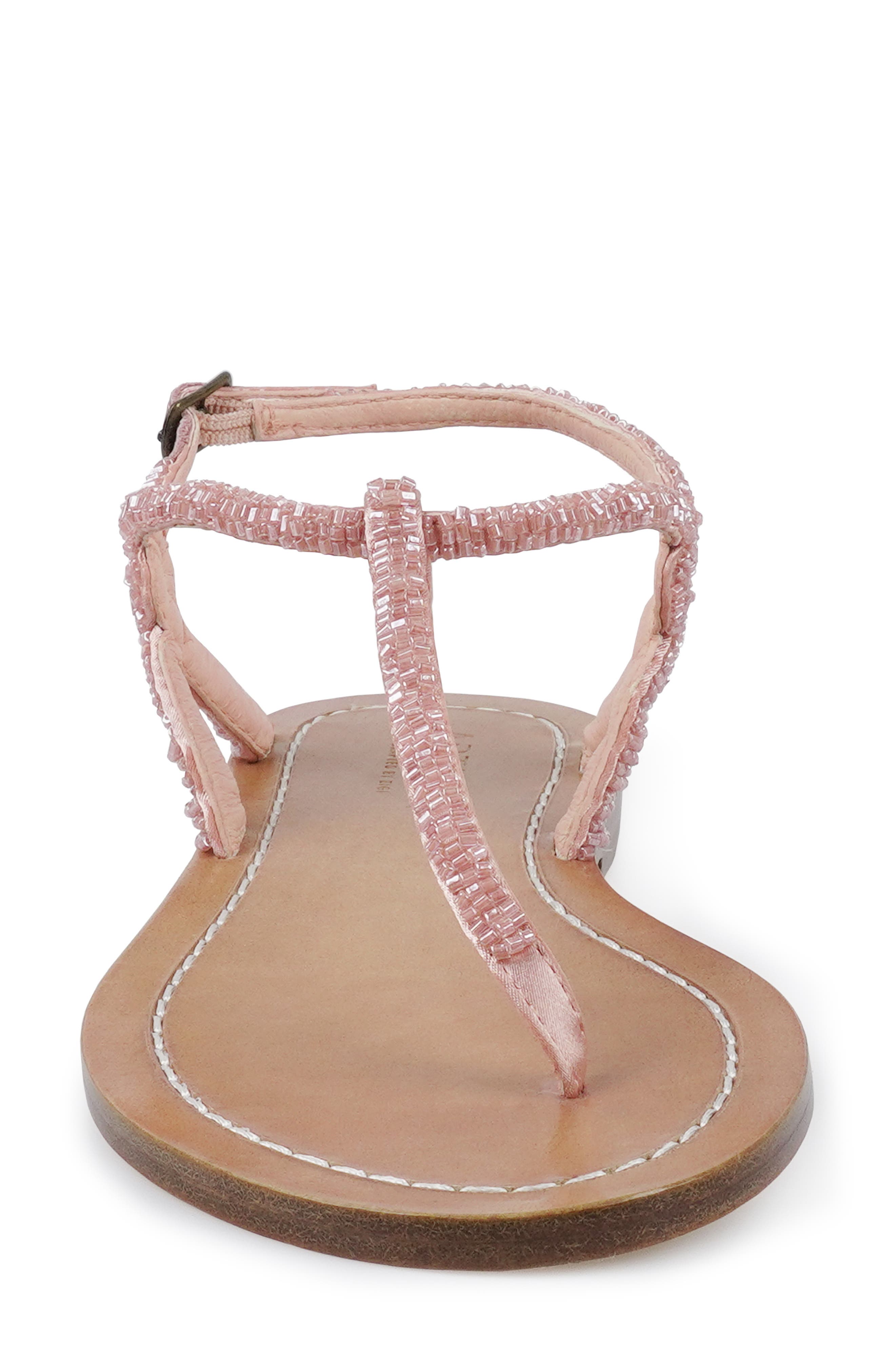 Rorie Ankle Strap Sandal, Alternate, color, CORAL PINK