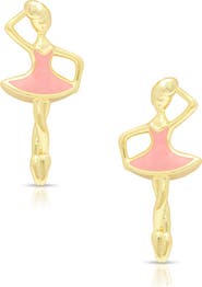 Lily Nily Kids' Ballerina Stud Earrings