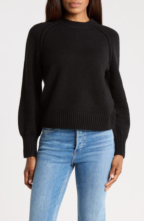 Long Sleeve Raglan Crew Sweater