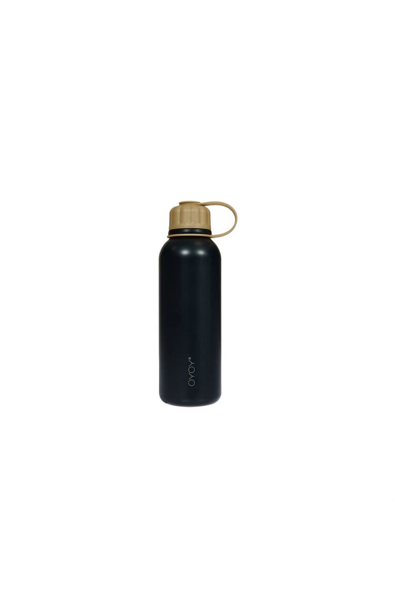 OYOY Pullo Bottle, Main, color, Anthracite/Camel