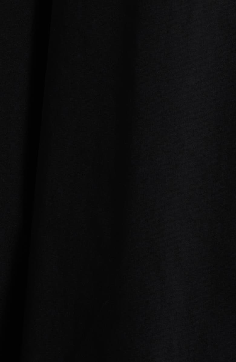 Wit & Wisdom Smocked Waist Bubble Hem Midi Skirt, Alternate, color, Black