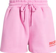 Rip Curl Surf Puff Cotton Blend Fleece Drawstring Shorts