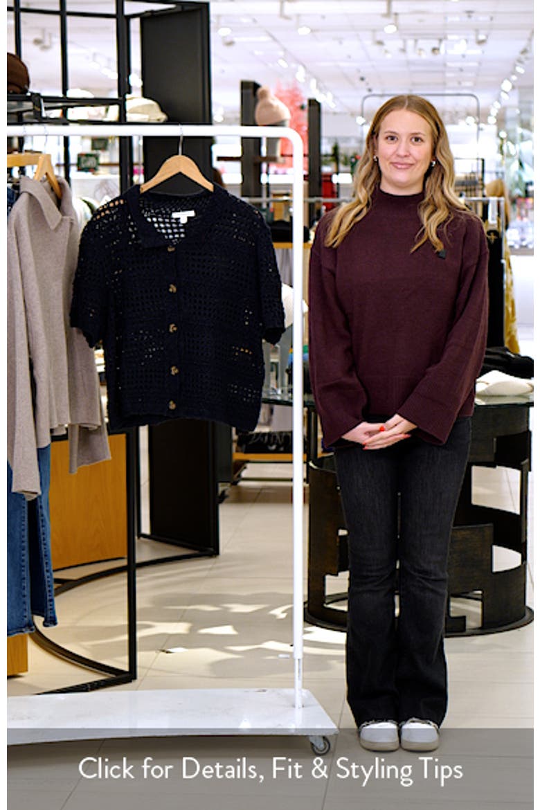 Penny Open Knit Short Sleeve Cardigan video