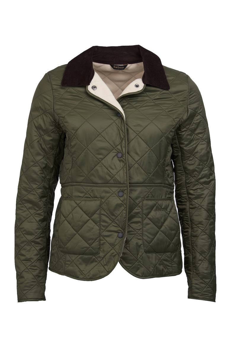 Deveron Polarquilt Quilted Jacket, Alternate, color, OLIVE/PEARL