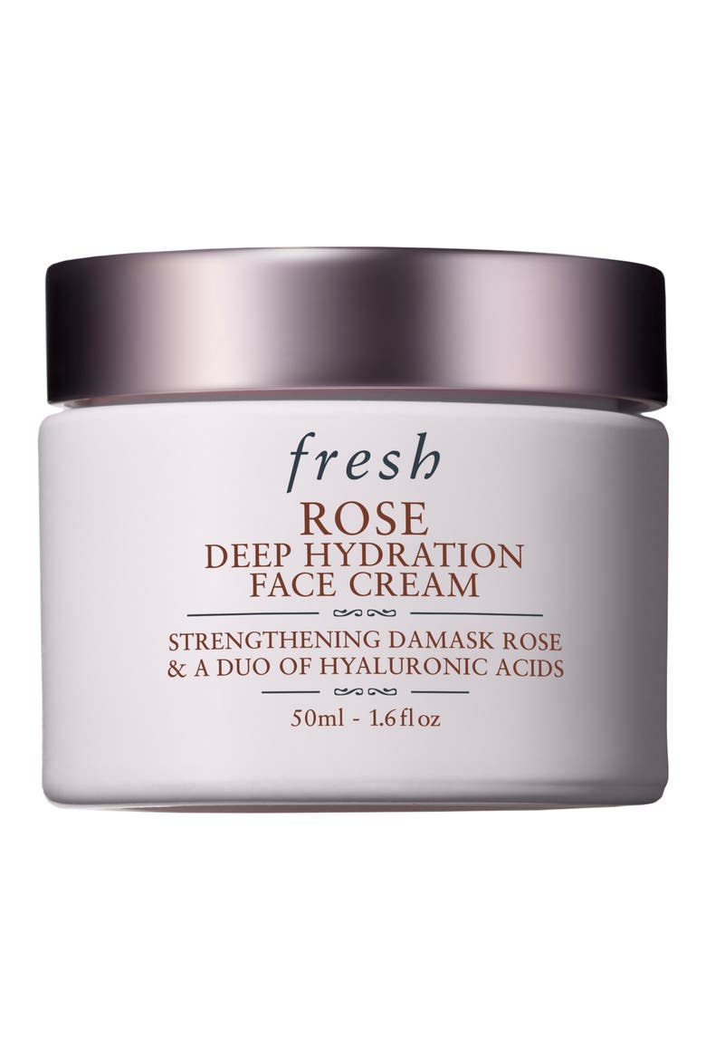 Rose & Hyaluronic Acid Deep Hydration Moisturizer, Main, color, NO COLOR