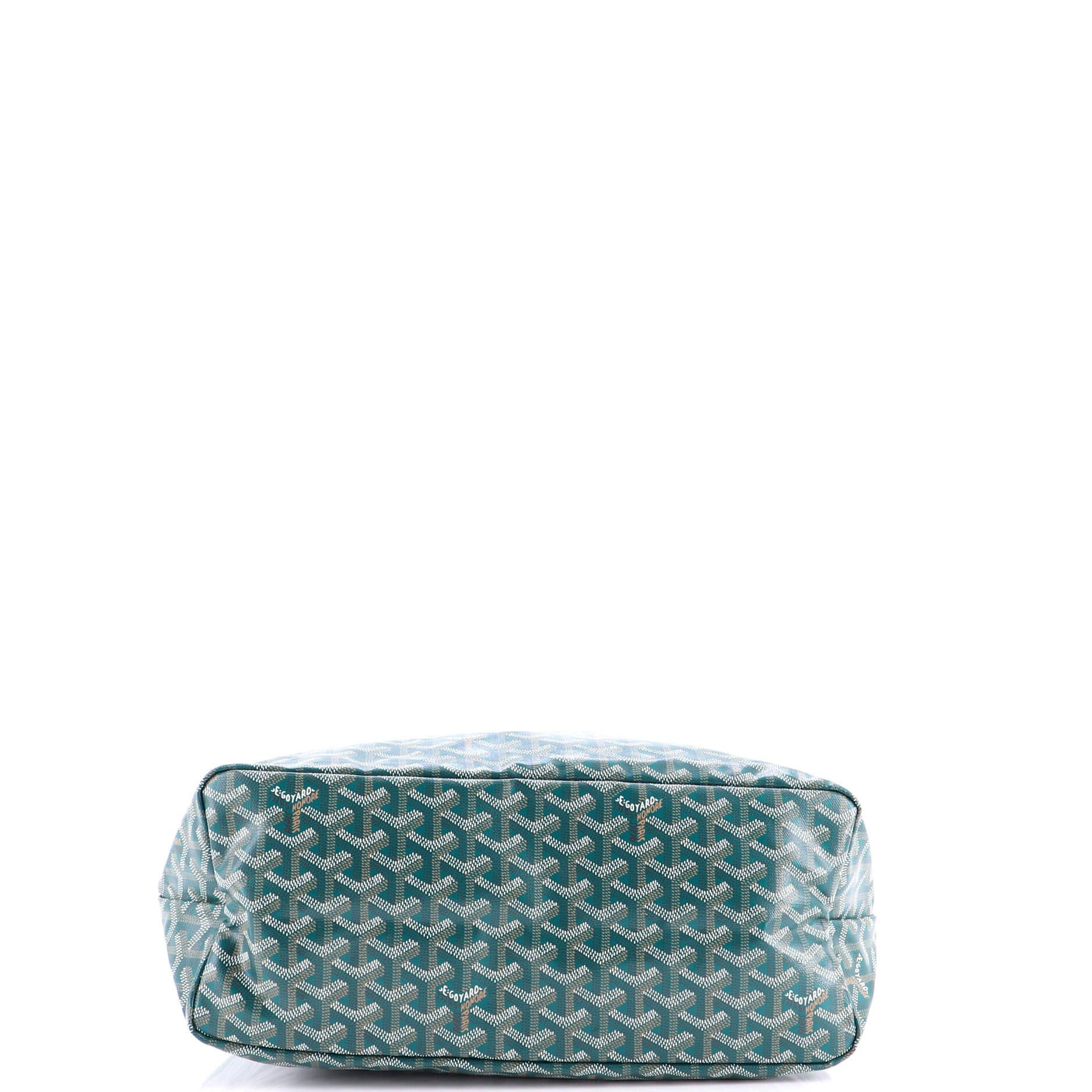 Pre-Owned Goyard Saint Louis Tote Coated Canvas PM, Alternate, color, Green