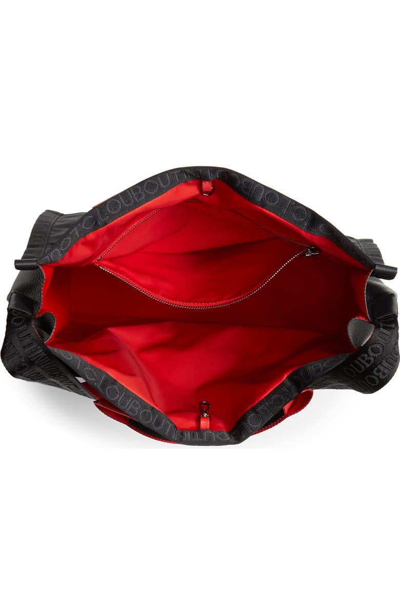 Christian Louboutin Loubiclic Nylon Tote, Alternate, color,