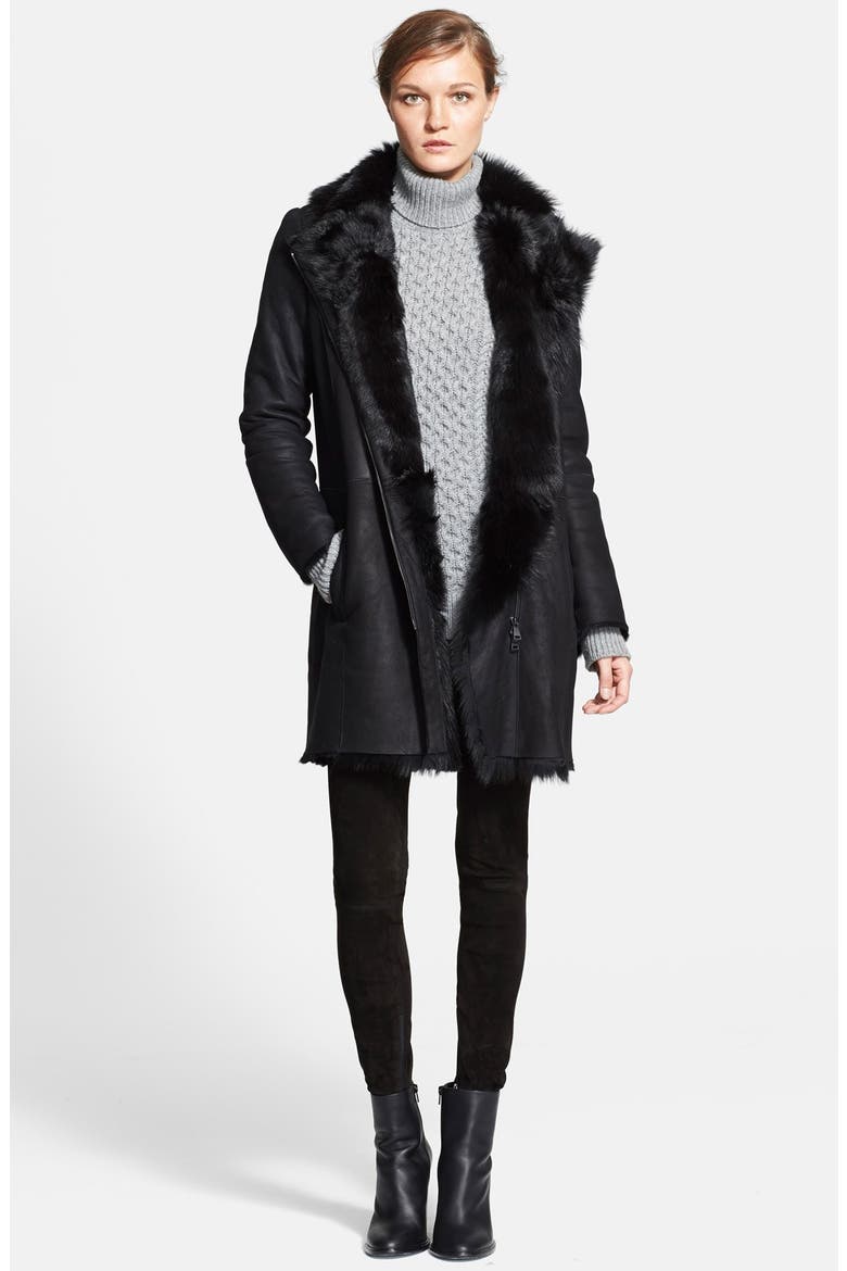 Cable Knit Turtleneck Sweater, Alternate, color, CINDER