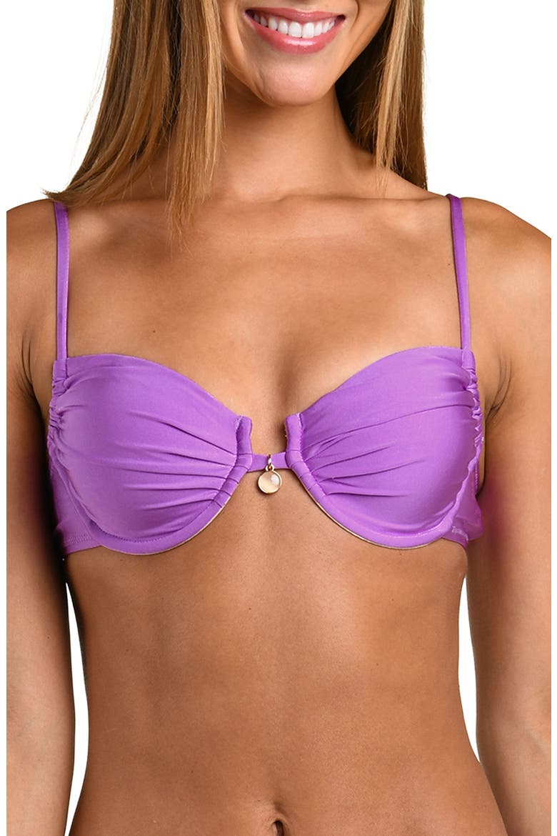 Underwire Bikini Top, Main, color, LILAC