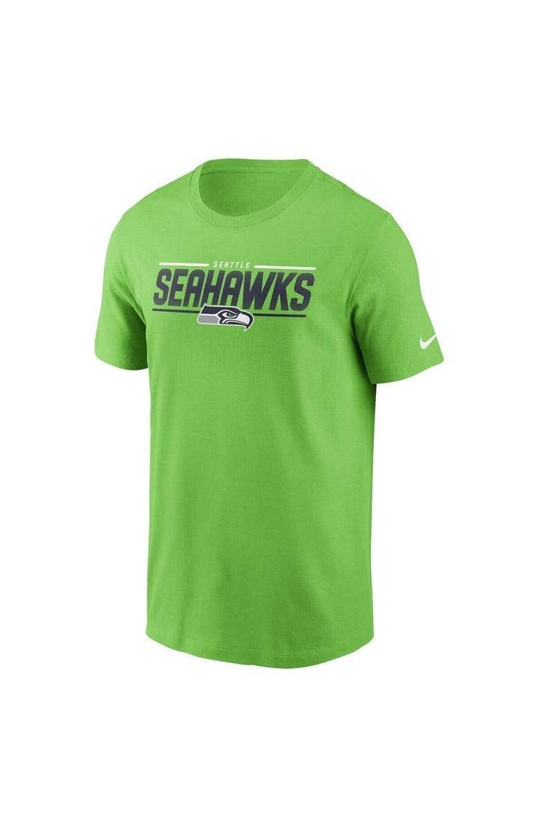 Nike Men's Nike Neon Green Seattle Seahawks Muscle T-Shirt, Alternate, color, 