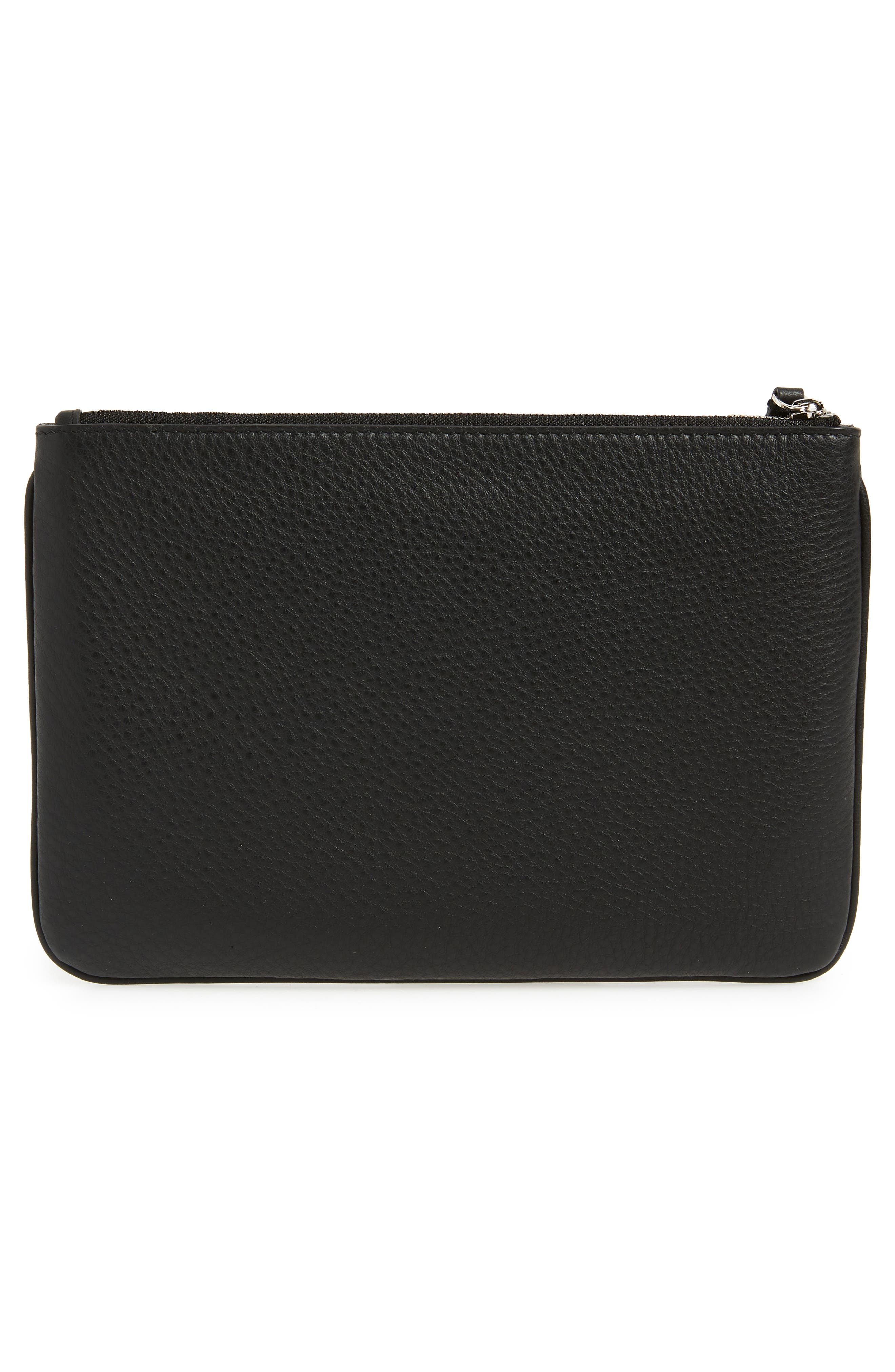 Balenciaga Large Everyday Calfskin Pouch, Alternate, color, 