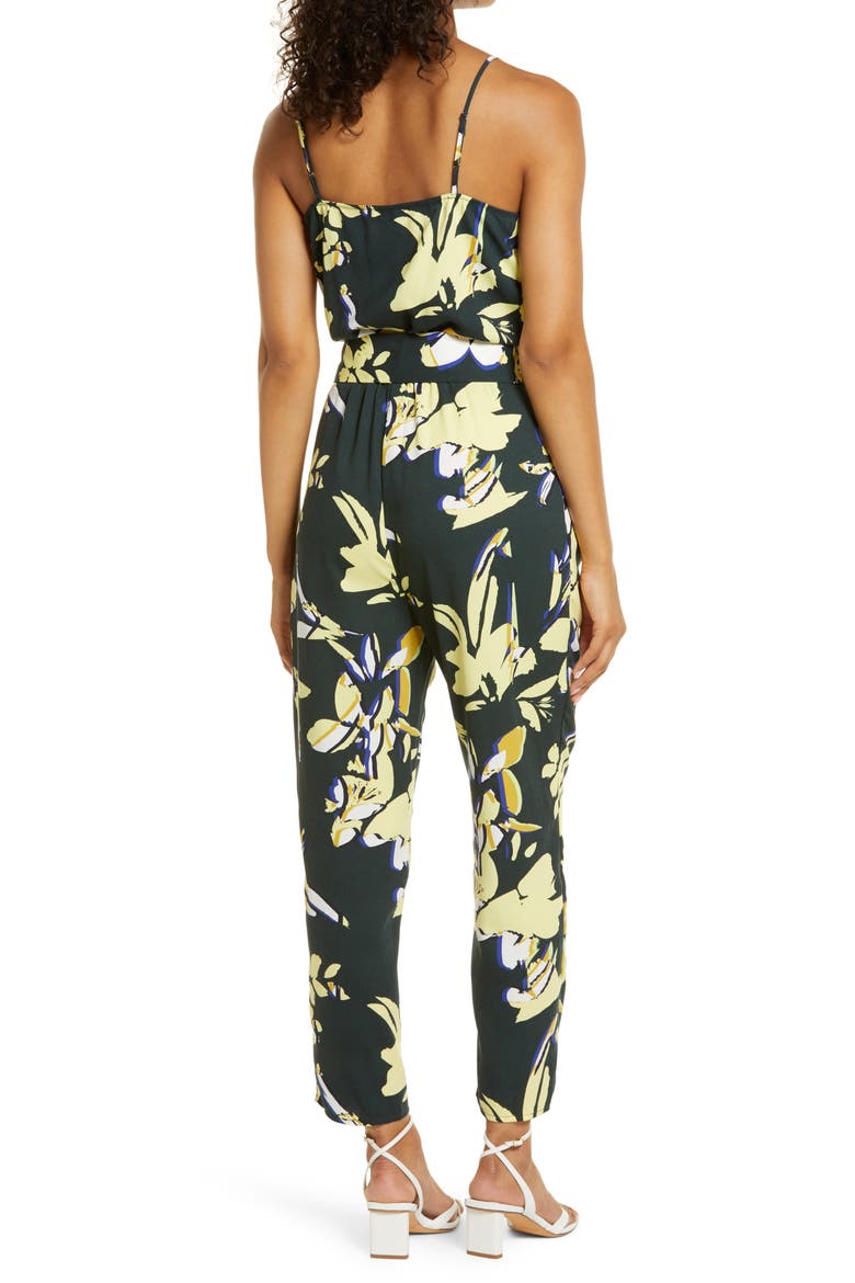 Cami Jumpsuit, Alternate, color, GREEN GABLES FLORAL