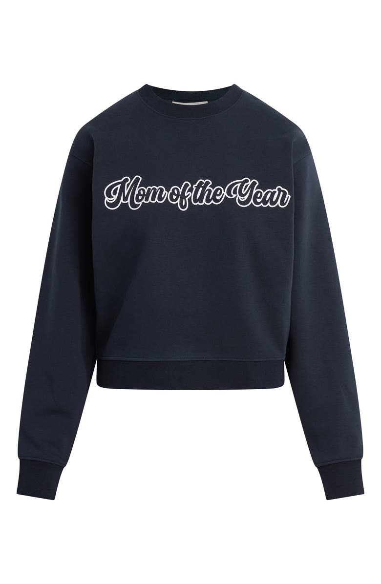 Favorite Daughter The Varsity Mom of the Year French Terry Graphic Sweatshirt, Alternate, color, Navy