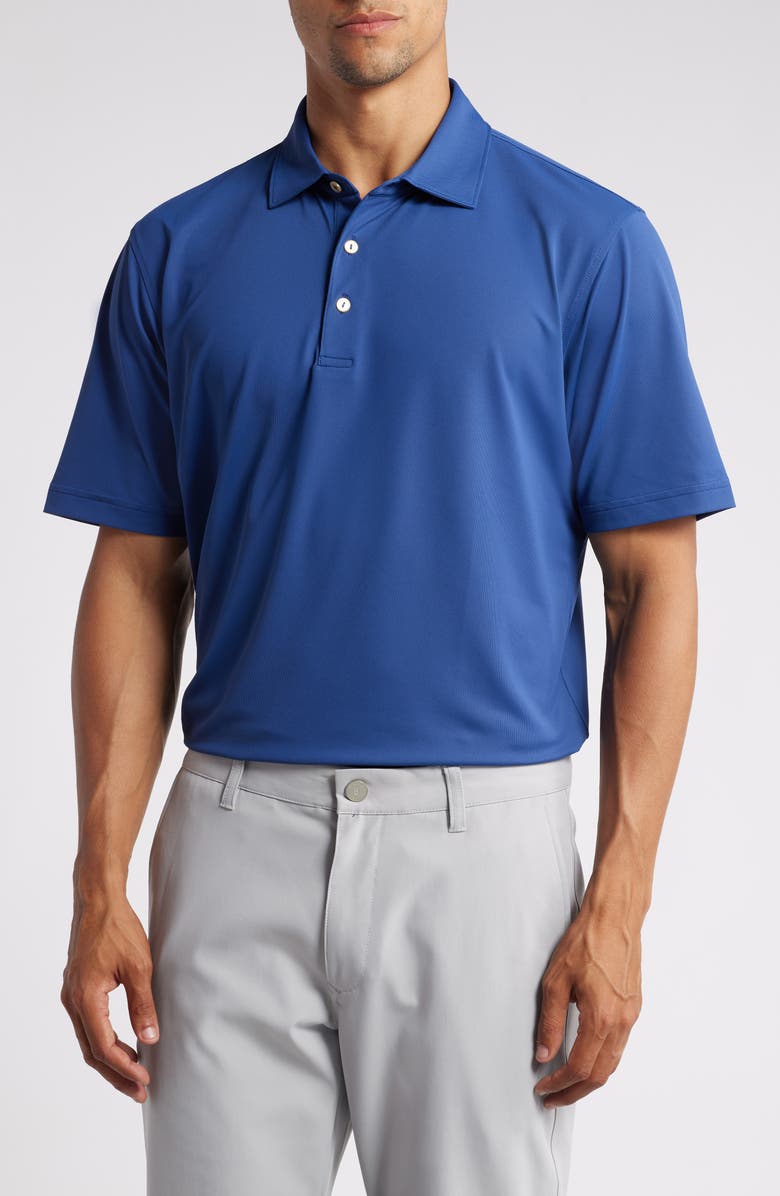 Peter Millar Solid Performance Mesh Polo, Main, color, 