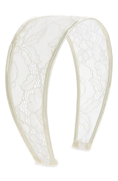 Embroidered Lace Headband