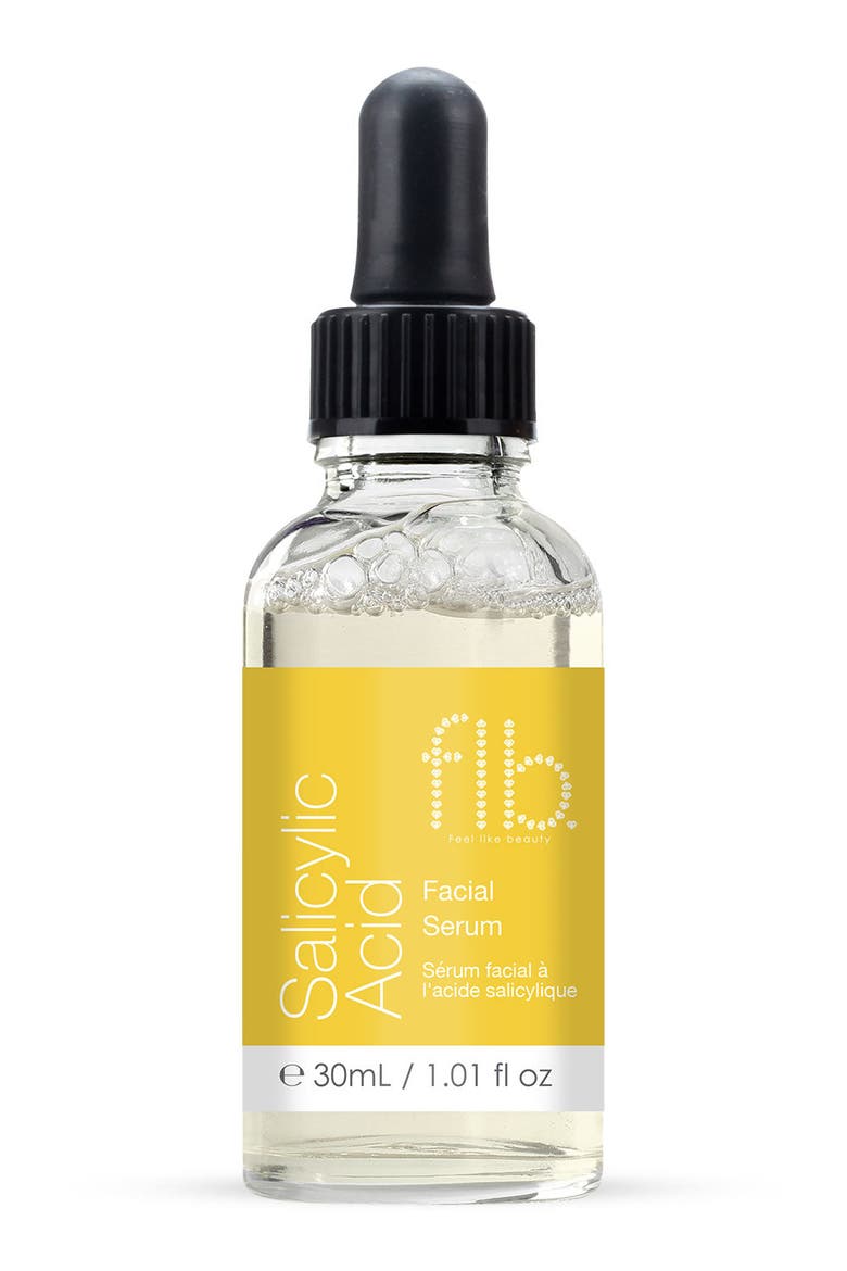 Salicylic Acid Facial Serum 30ml for Acne & Blemishes, Large Pores, Main, color, White