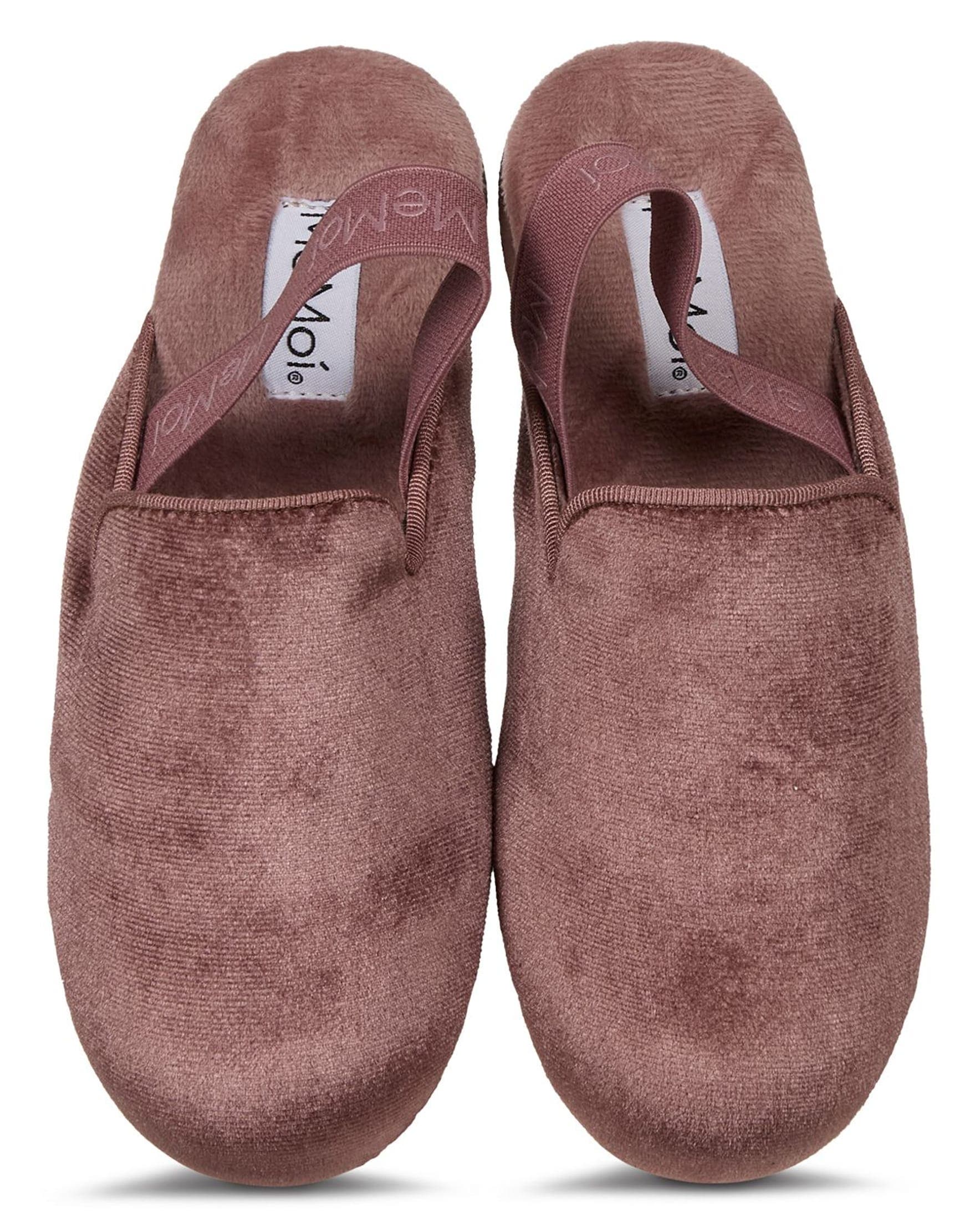 Velvet Sling Back Slippers (Baby), Main, color, Blush