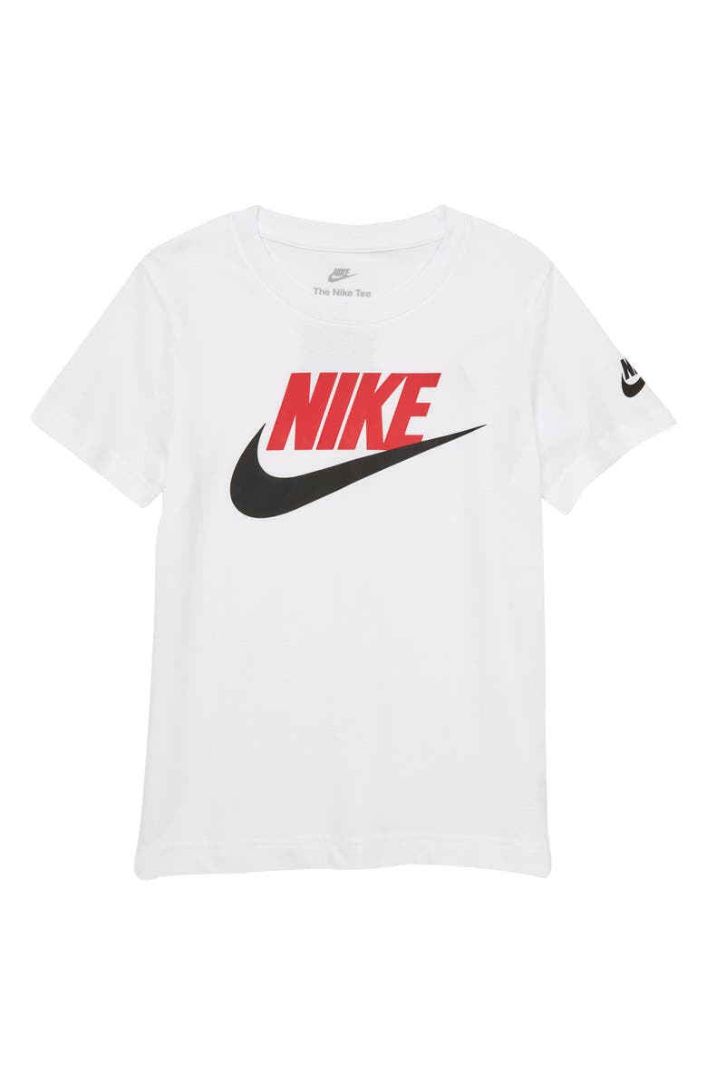Nike Kids' Futura Cotton Graphic Logo Tee, Main, color,