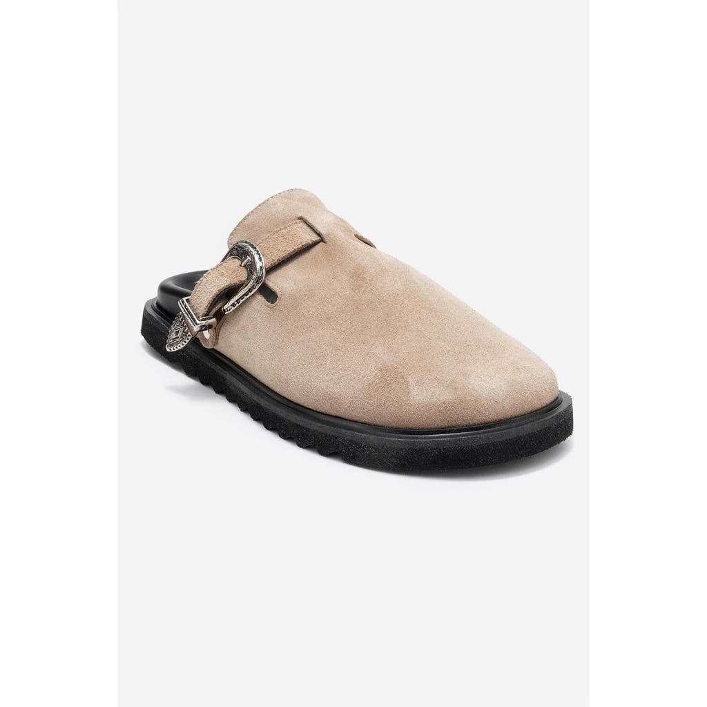 Forever & Always Shoes Vesta Leather Mule In Brown