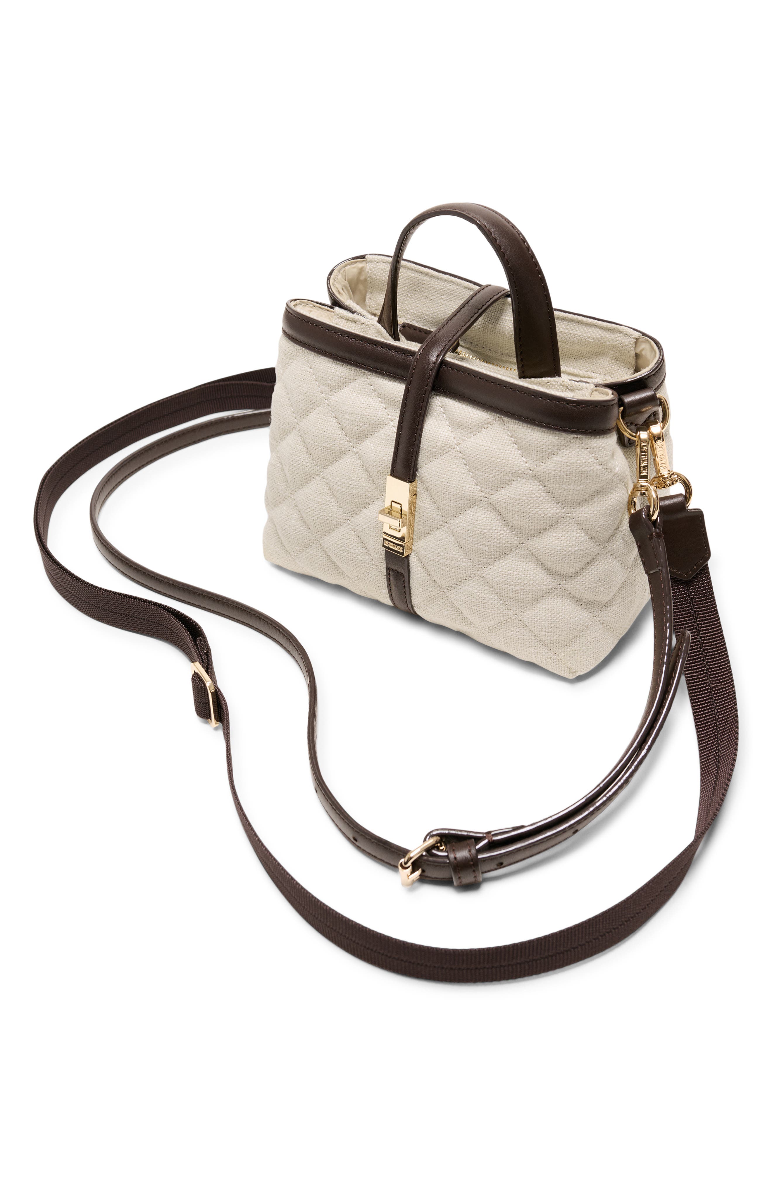 Mini Astor Top Handle Bag, Alternate, color, SANDY LINEN