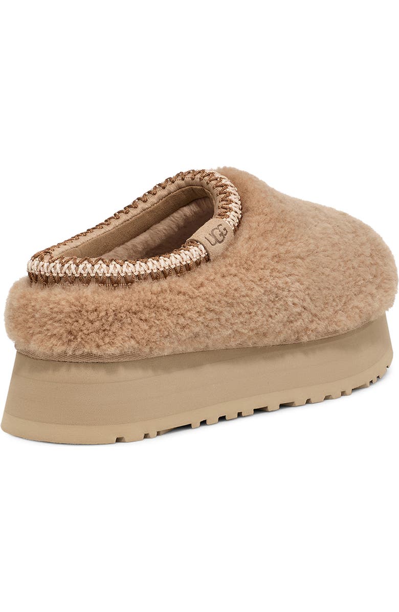 UGG<sup>®</sup> Tazz Maxi Curly Genuine Shearling Platform Slipper, Alternate, color, San