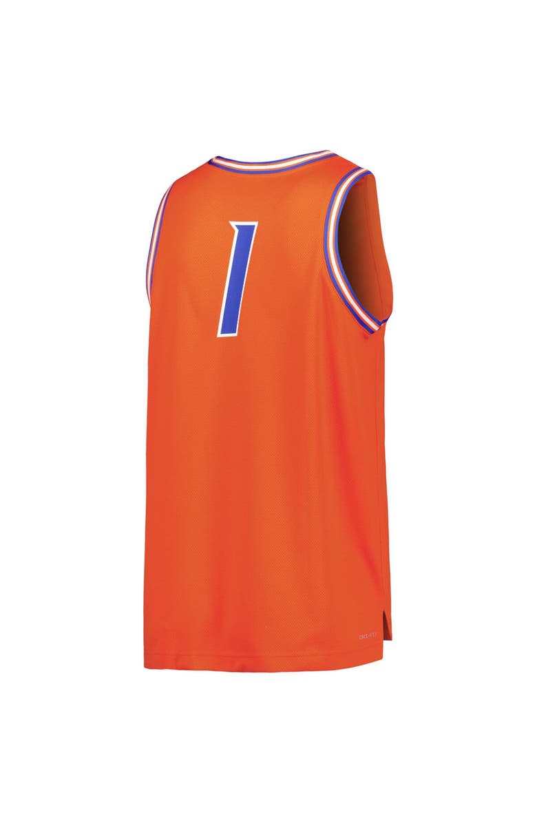Nike Men's Nike #1 Orange Boise State Broncos Replica Basketball Jersey, Alternate, color, Orange
