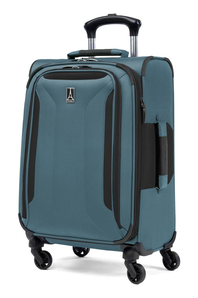 Pilot Air 2 21-Inch Expandable Spinner Carry-On Suitcase, Alternate, color, BLUE STEEL/ BLACK