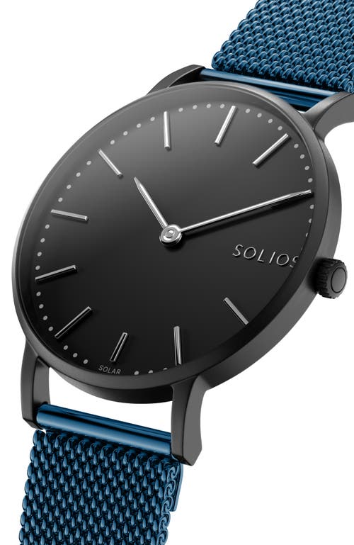 Solios Watches The Solar Classic | Black Dial