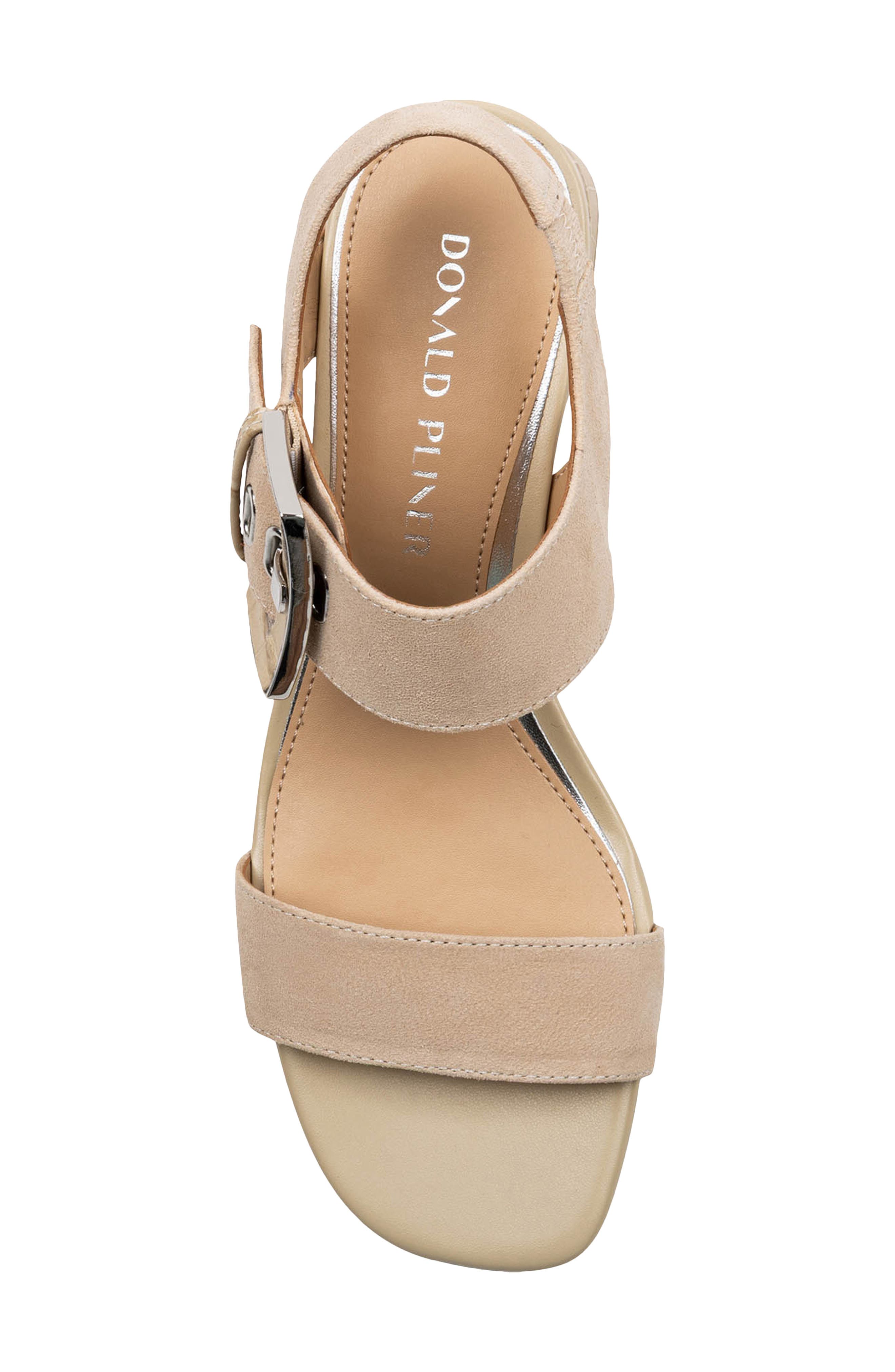 Croc Embossed Heel Sandal, Alternate, color, ALMOND