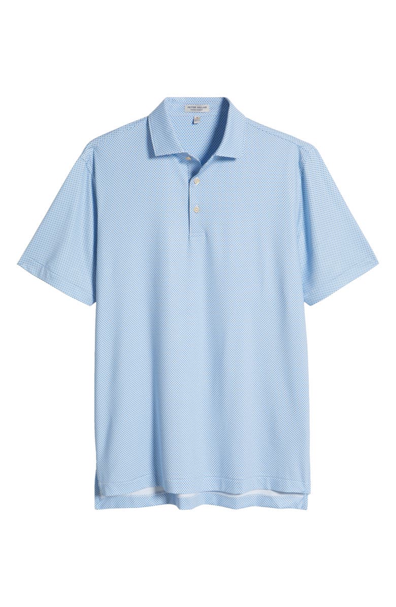Peter Millar Phoenix Performance Jersey Polo, Alternate, color, White / Sailor Blue
