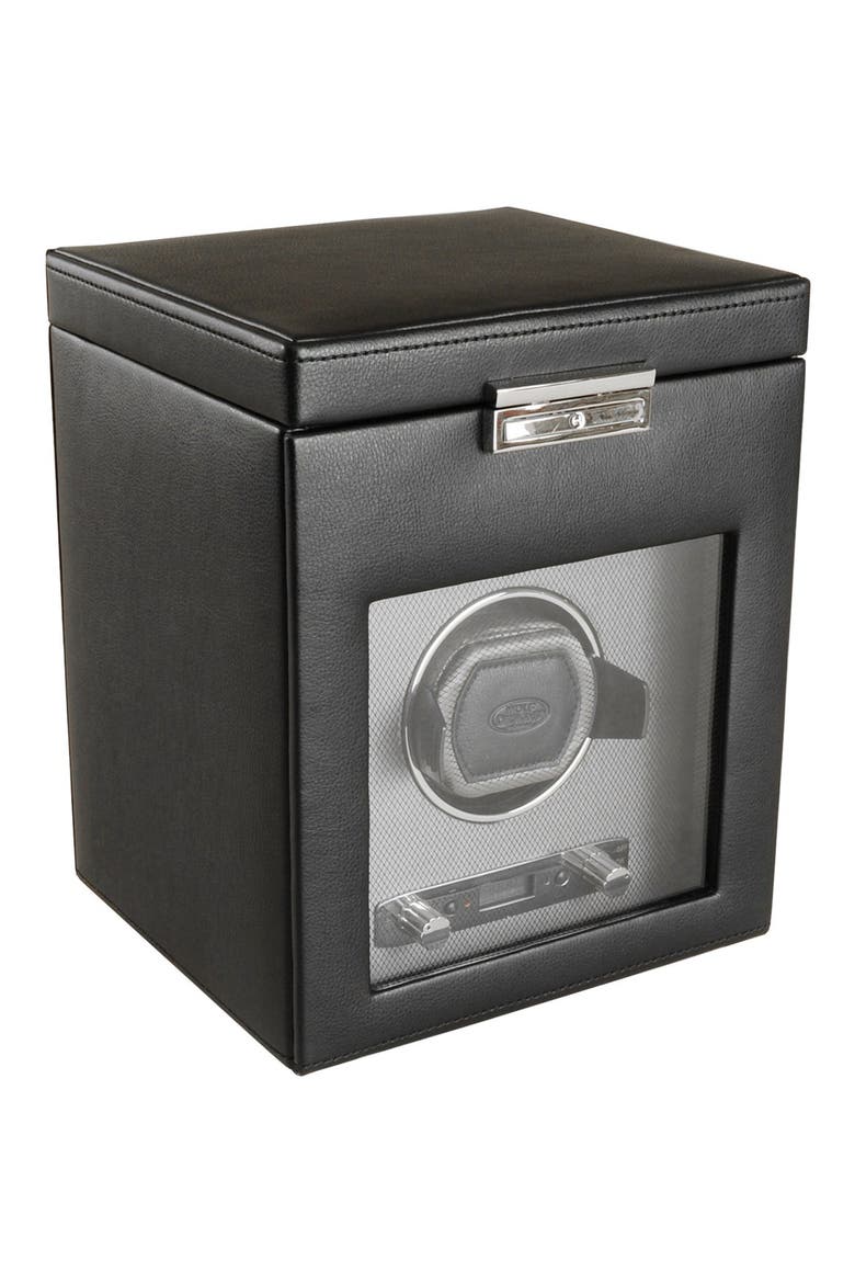 Viceroy Watch Winder & Storage Space, Main, color, BLACK