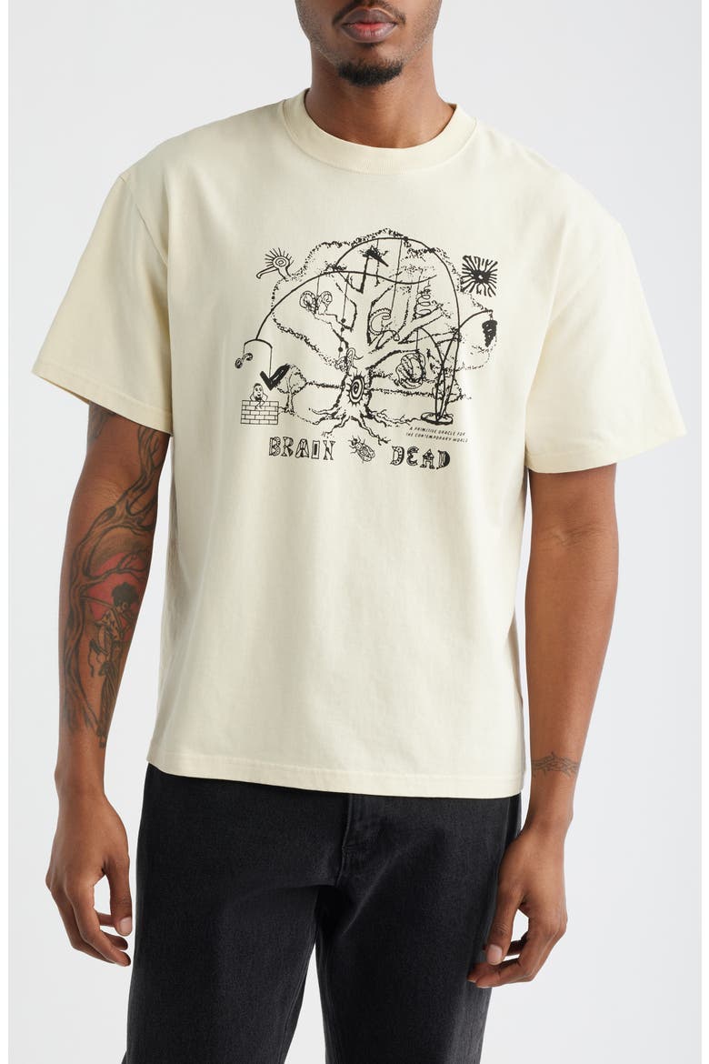 Oracle Cotton Graphic T-Shirt, Main, color, NATURAL