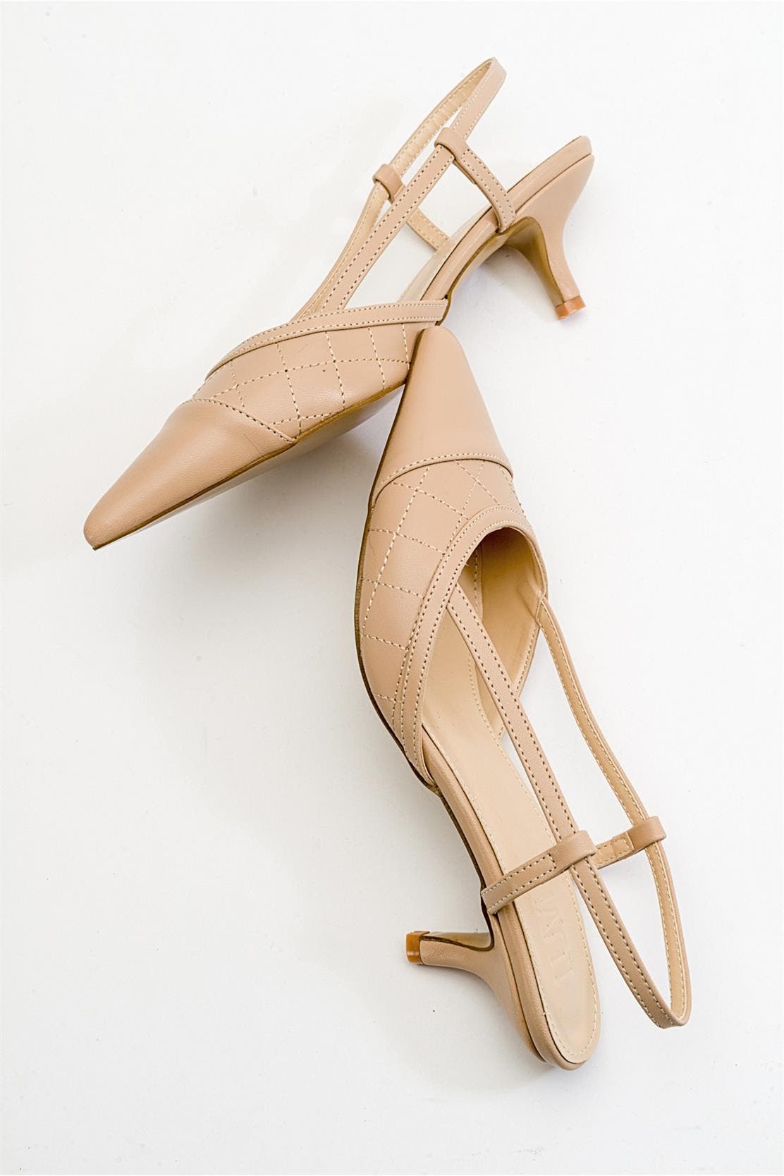 Point Pointed Toe Slingback Pump, Alternate, color, Nude