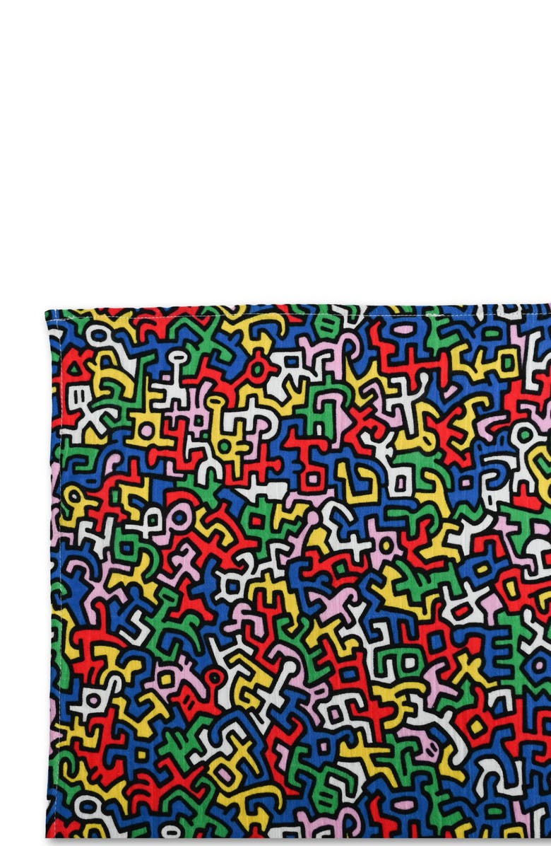 ETTA LOVES Kids' Keith Haring Brazil Lovey, Alternate, color, Kh Print Brazil