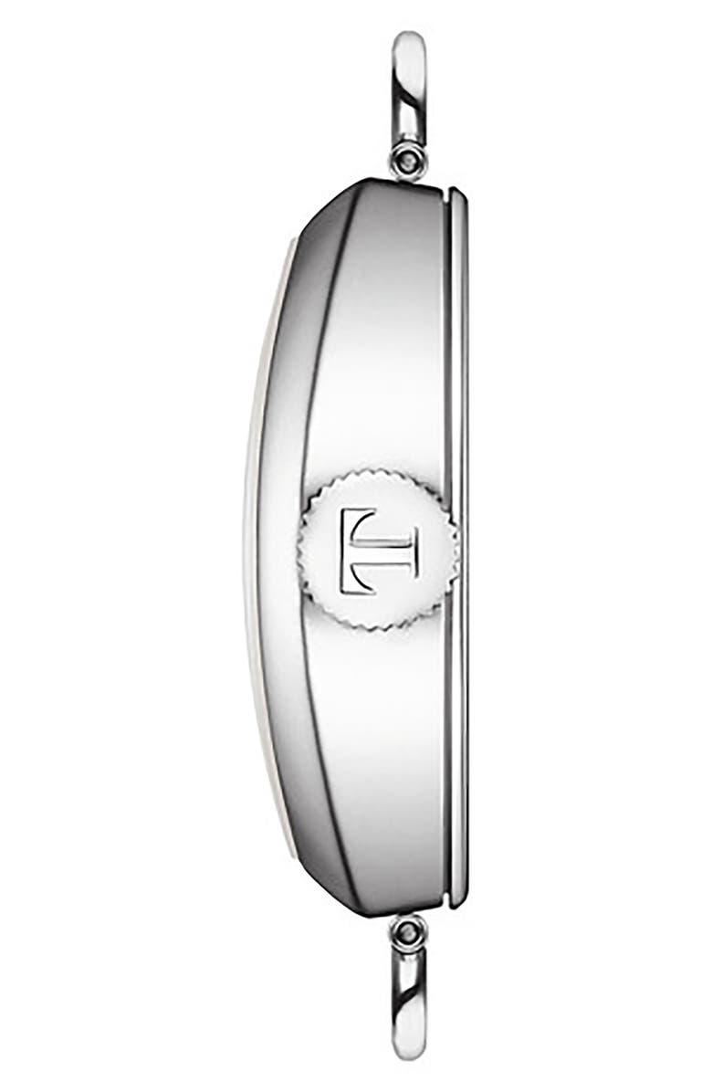 Tissot Heritage Tonneau Leather Strap Watch, 22mm, Alternate, color, 