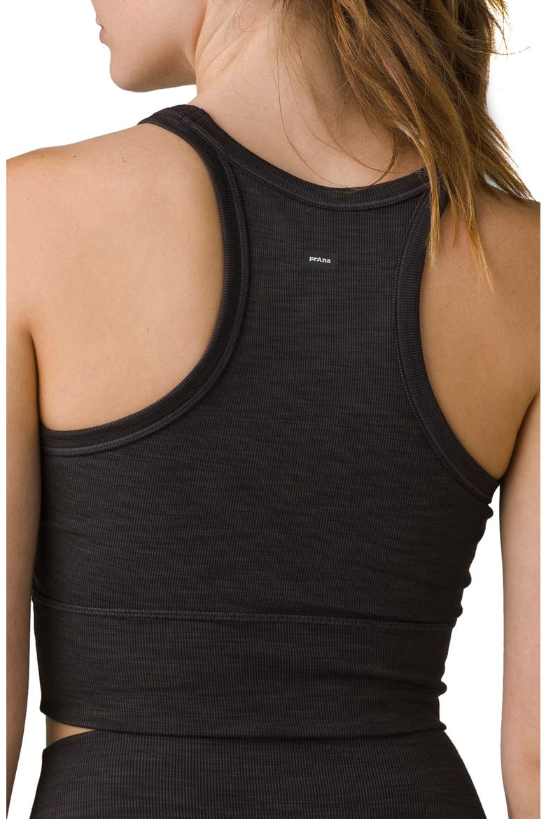 Becksa Rib Sports Bra, Alternate, color, BLACK HEATHER
