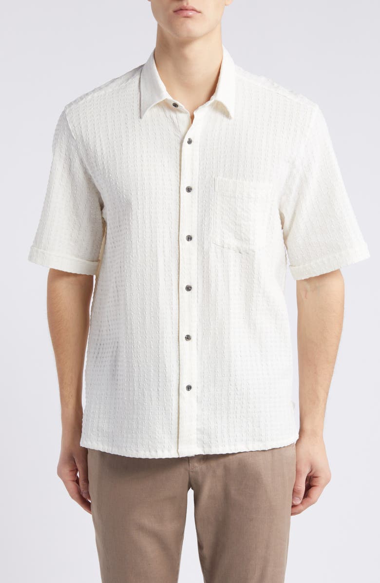 PEREGRINE Cotton Short Sleeve Button-Up Shirt, Main, color,