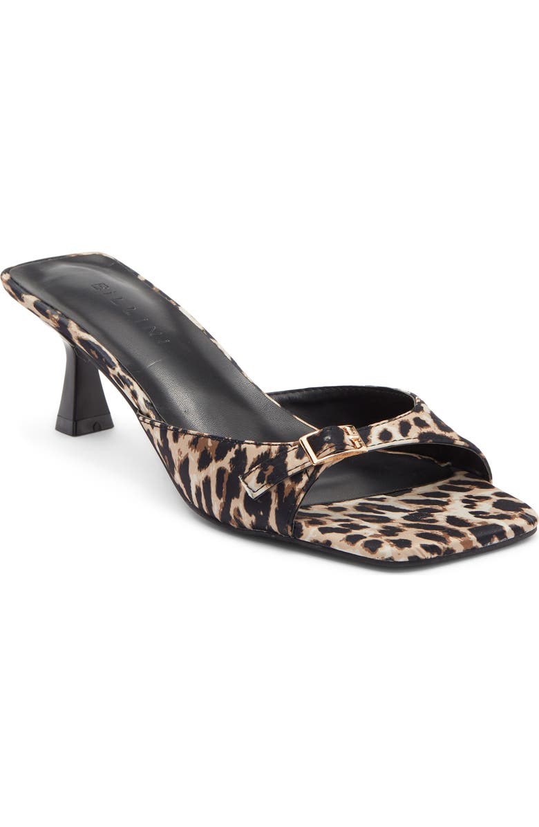 Billini Tilden Heel Sandal, Main, color, Leopard Satin