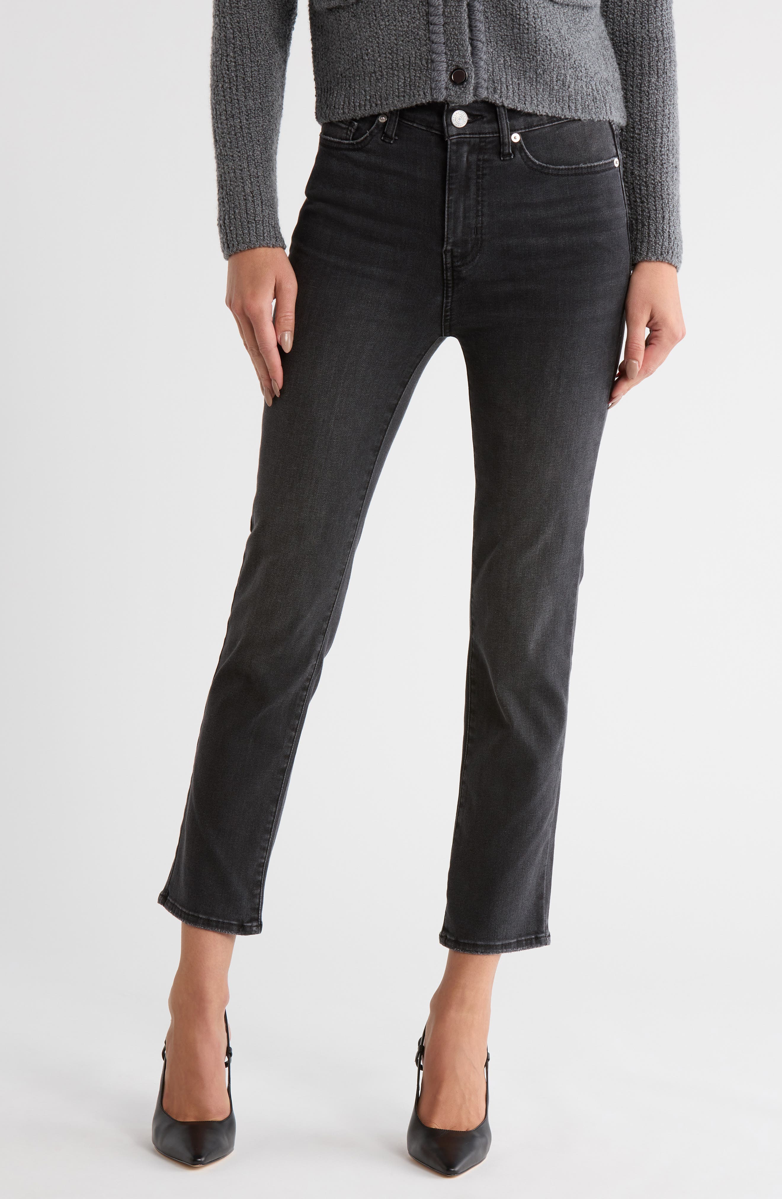 FRAME Le High Straight Leg Jeans