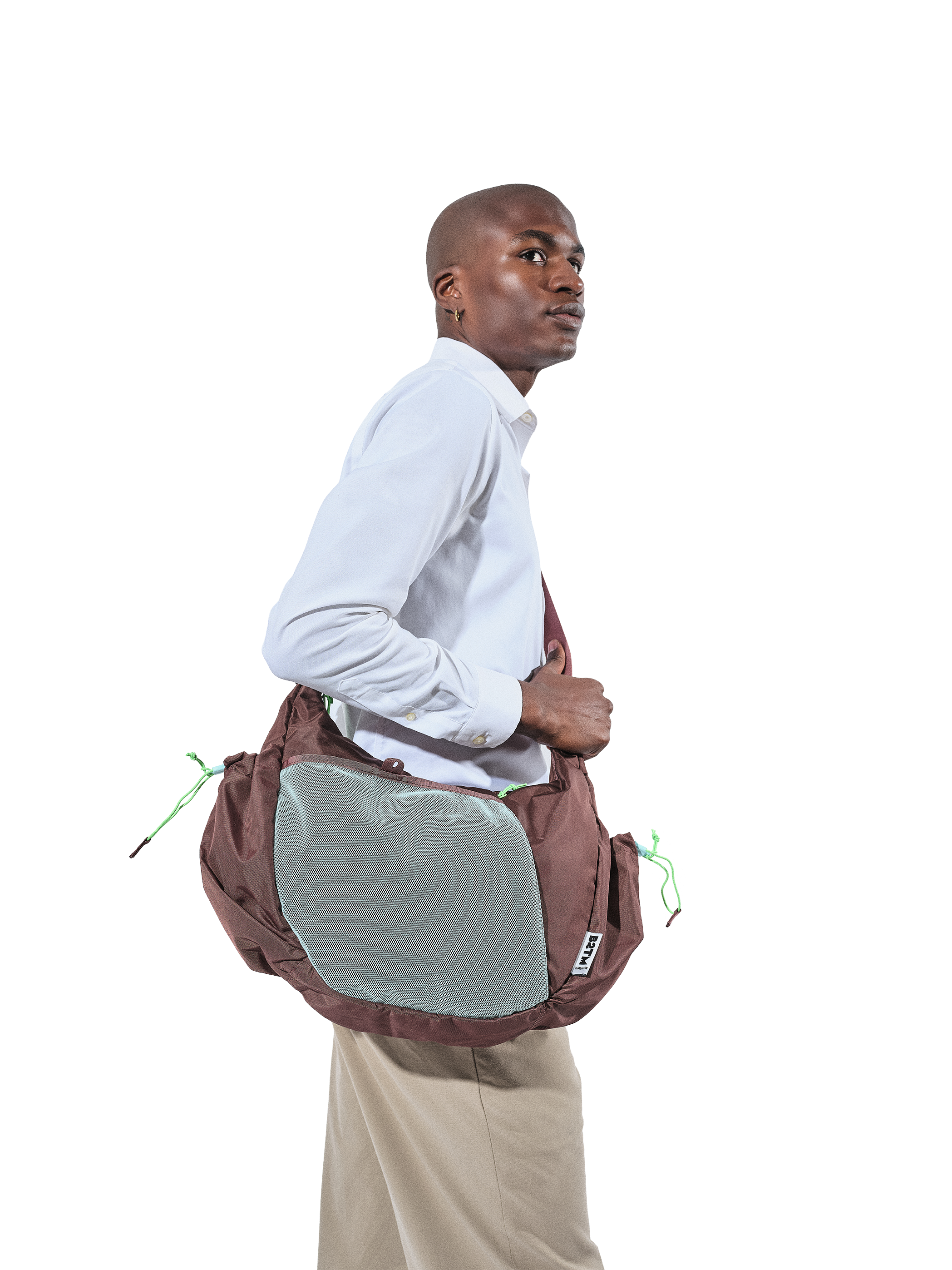 Baboon to the Moon Crescent Crossbody Big 8L, Alternate, color, Mint Chip