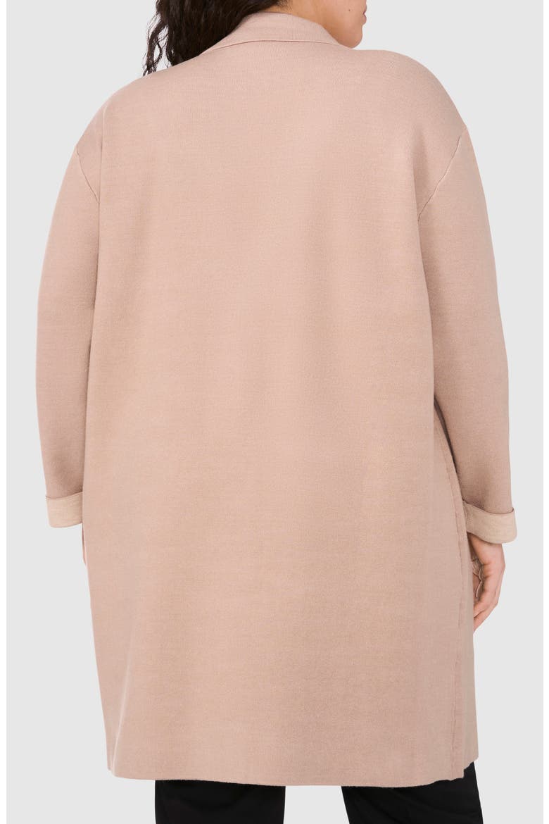 Lapel Long Cardigan, Alternate, color, SIMPLY TAUPE