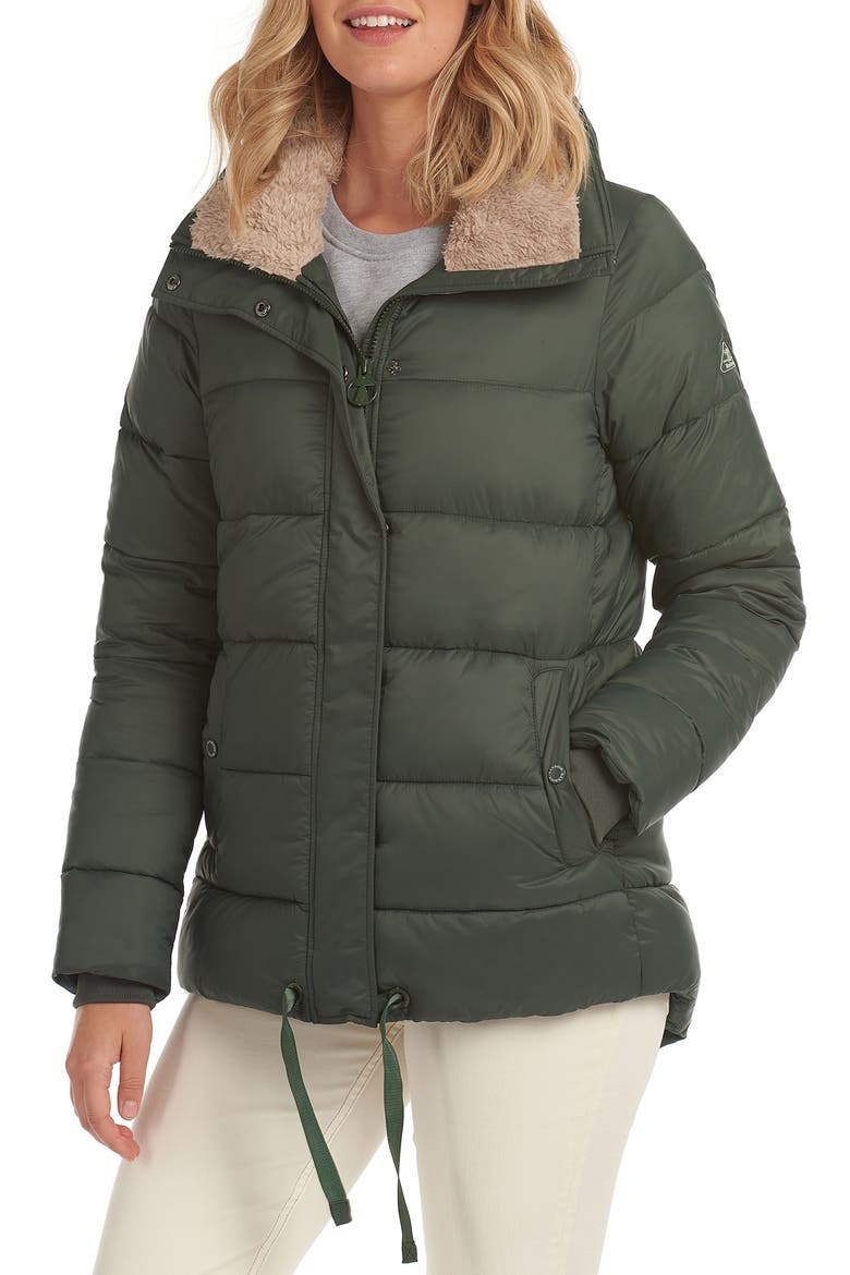 Tropicbird Puffer Jacket, Main, color, ISLE GREEN