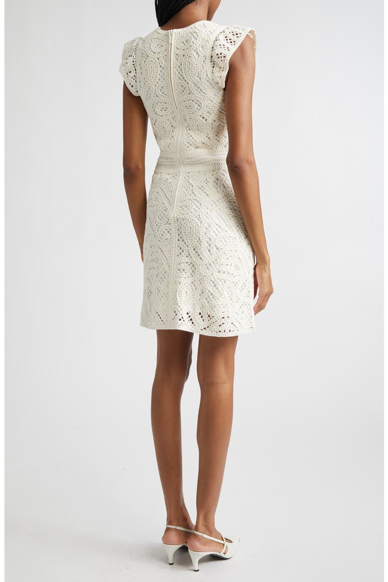 Crochet Sheath Dress, Alternate, color, SOLID WHITE