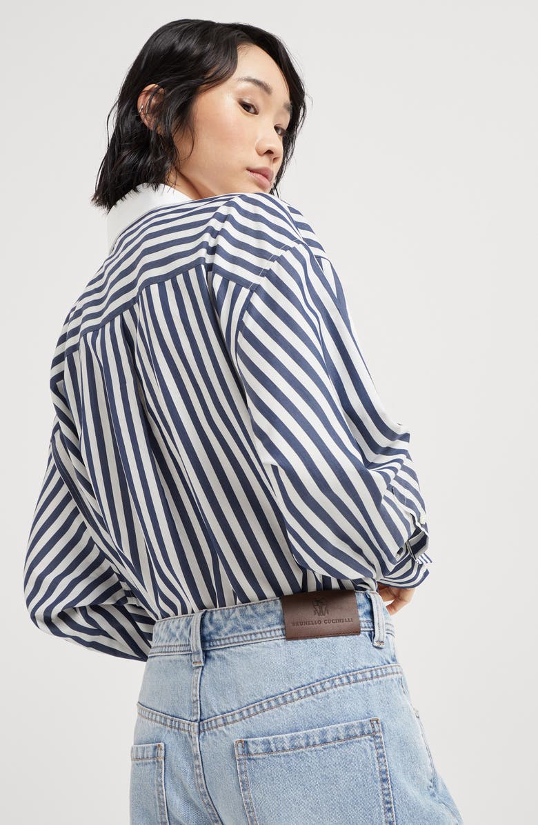 Brunello Cucinelli Baggy Tapered trousers, Alternate, color, 