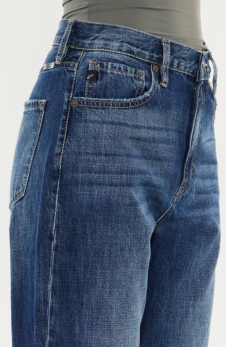 KanCan Finley Essentials High Rise Straight Leg Jeans, Alternate, color, Dark Wash